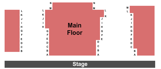 Seatmap for south broadway center